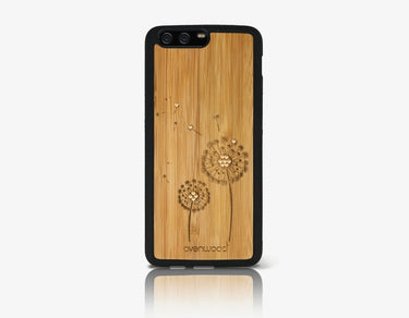 Coque arrière PIssenlit SWAROVSKI Huawei P10 Plus